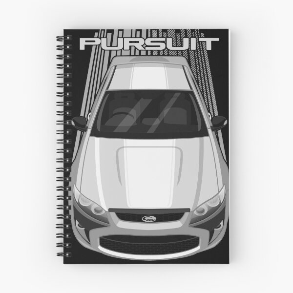 Item preview, Ford FPV Pursuit UTE - Silver - White Stripe designed and sold by V8social.