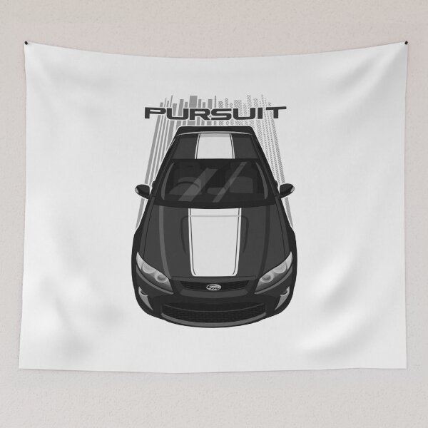 Item preview, Ford FPV Pursuit UTE - White - Black - White Stripe designed and sold by V8social.