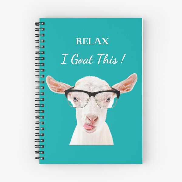 Item preview, Relax  I Goat This Funny Goat with Glasses designed and sold by BrokenUnicorn.