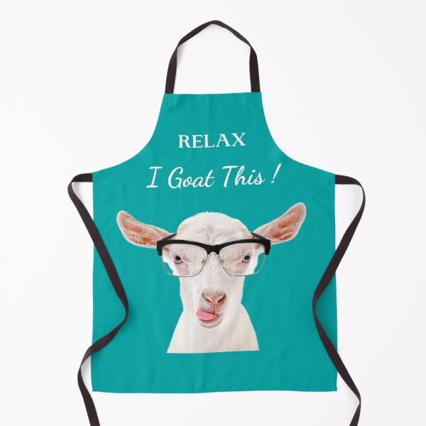 Item preview, Relax I Goat This Funny Goat with Glasses designed and sold by BrokenUnicorn.
