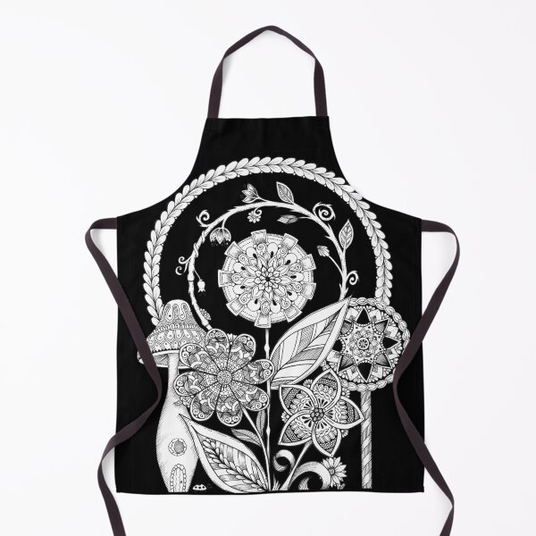 Item preview, Garden of Flowers - Black & White designed and sold by MagicMama.