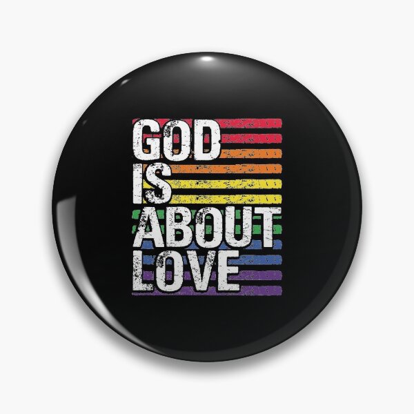 Item preview, Gay Pride God Is About Love LGBT LGBTQ Ally Rainbow Support designed and sold by zanytee.