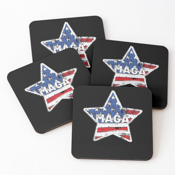 Item preview, Vintage Grunge MAGA American Flag Lover Pro Trump Design designed and sold by chris-ellis-art.