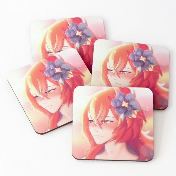Item preview, Soft Flowered Diluc designed and sold by JayJem.