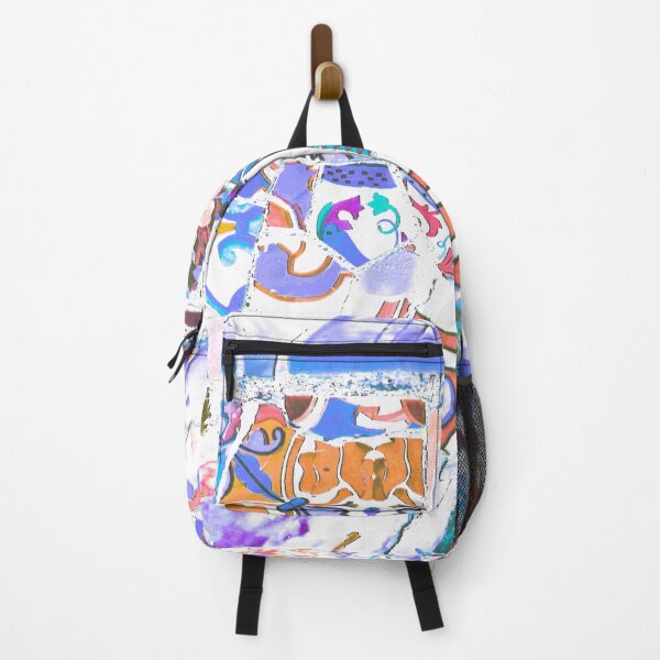Item preview, Park Guell Gaudi Barcelona Spain trencadis mosaic purple designed and sold by LolioGifts.