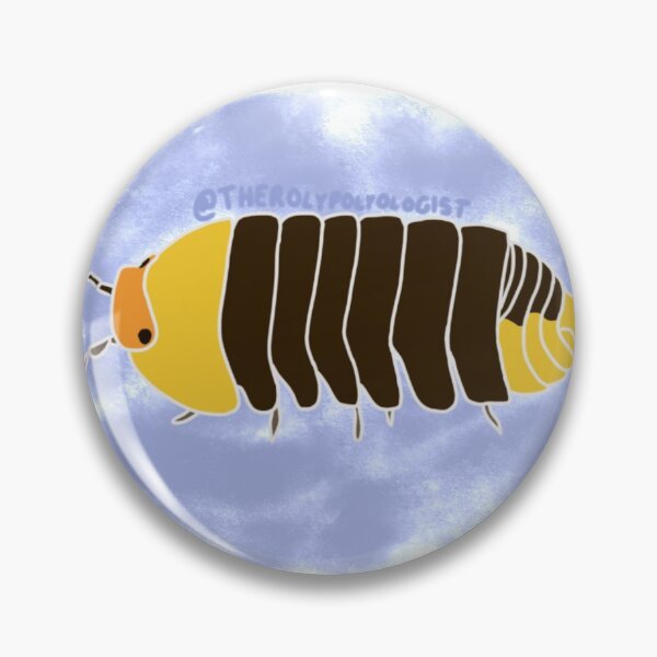 Item preview, Rubber Ducky Isopod Blue Background designed and sold by rolypolyologist.