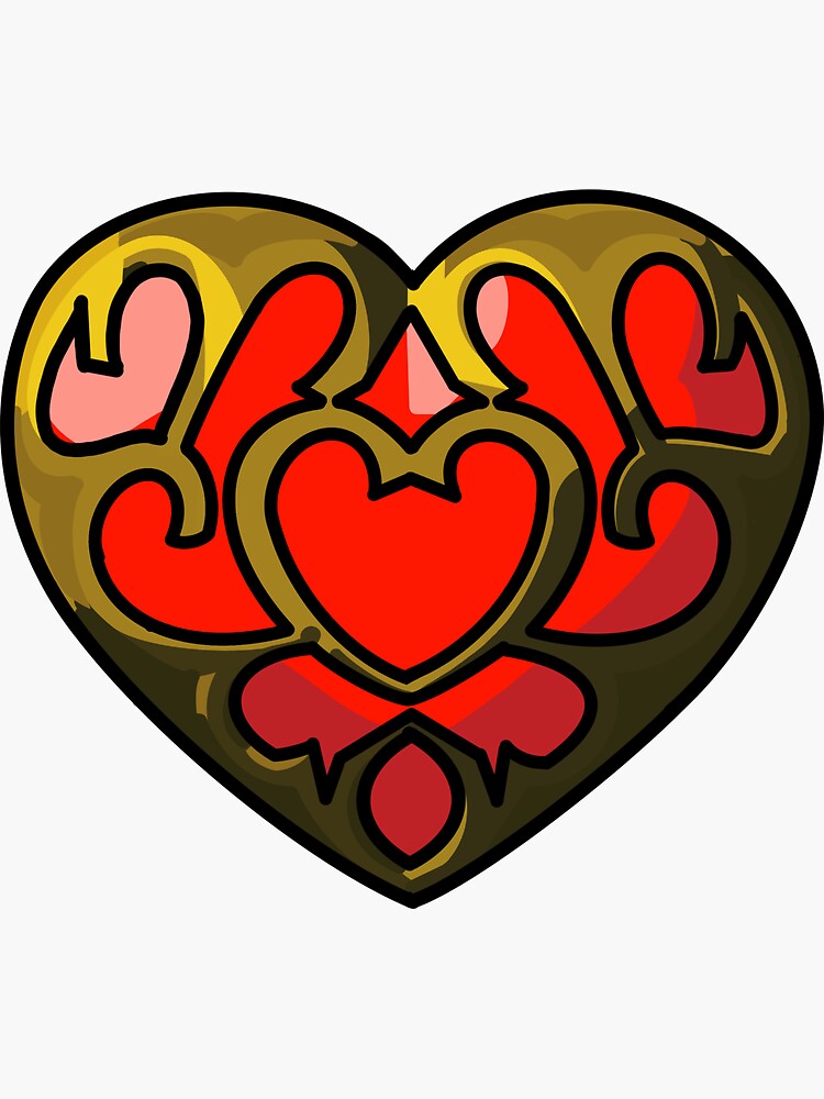 "Heart Container" Sticker for Sale by caseylehman Redbubble