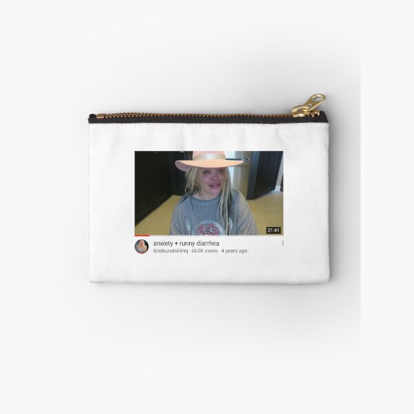 Item preview, trisha paytas tweet "anxiety + runny diarrhea" designed and sold by gdumont.