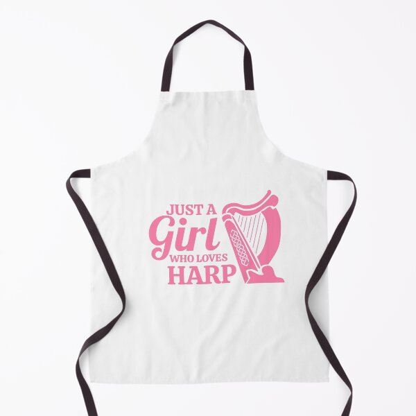 Item preview, Just a girl who loves Harp Music lover Gift Idea designed and sold by vicoli-shirts.