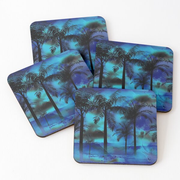 Item preview, French Polynesian Tropical Blue - French Design designed and sold by DavJen.