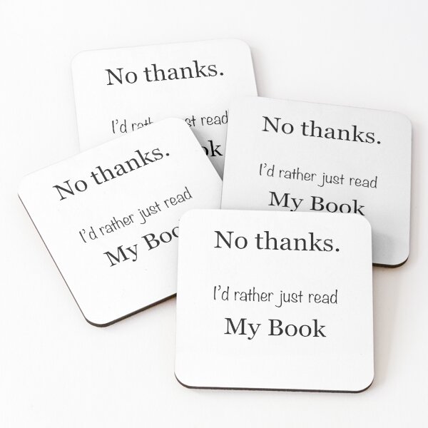 Item preview, No thanks. I’d rather just read my book.  designed and sold by T1D4ever.