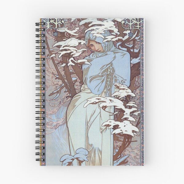 Item preview, Winter - Alphonse Mucha - 1900 designed and sold by CJET.