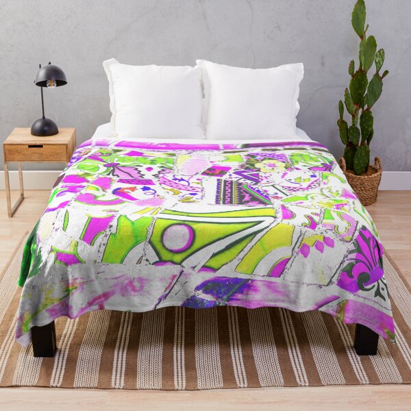 Item preview, Park Guell Gaudi Barcelona Spain trencadis mosaic pink and green designed and sold by LolioGifts.