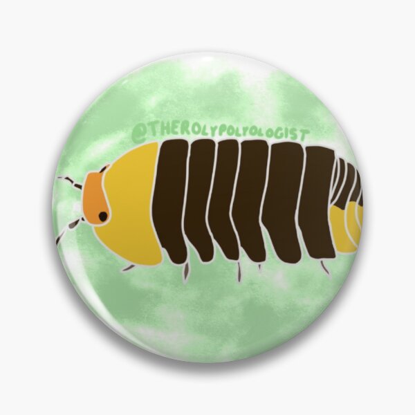 Item preview, Rubber Ducky Isopod Green Background designed and sold by rolypolyologist.