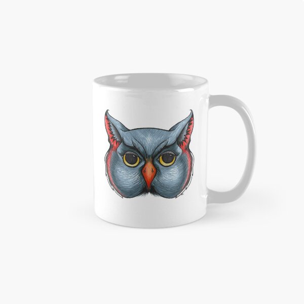 Item preview, Retro Halloween Owl Face designed and sold by The White Bat.