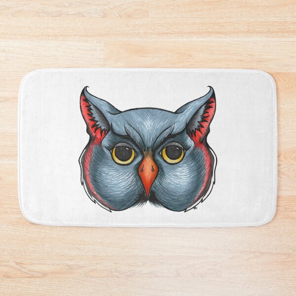 Item preview, Retro Halloween Owl Face designed and sold by The White Bat.