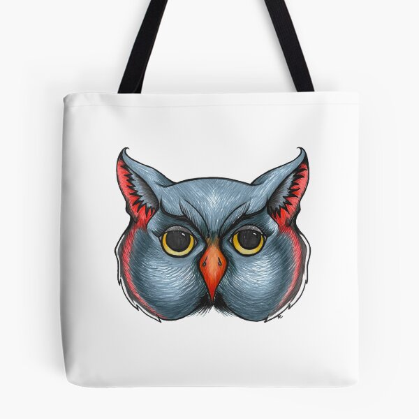 Item preview, Retro Halloween Owl Face designed and sold by The White Bat.