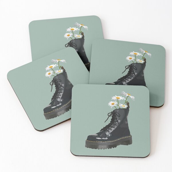 Item preview, Dr. Martens boot with flowers designed and sold by PaintPsd.