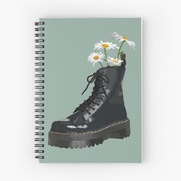 Item preview, Dr. Martens boot with flowers designed and sold by PaintPsd.