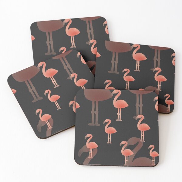 Item preview, Pink flamingos seamless pattern  designed and sold by Mashusha-art.