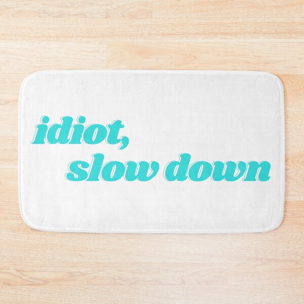 Item preview, radiohead idiot slow down ok computer lyrics (bright blue on white) designed and sold by fazeelat.