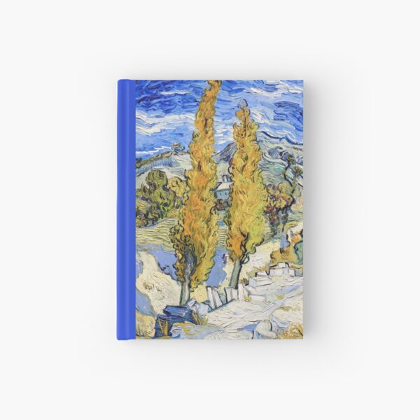 Vincent van Gogh - Two Poplars on a Hill Hardcover Journal