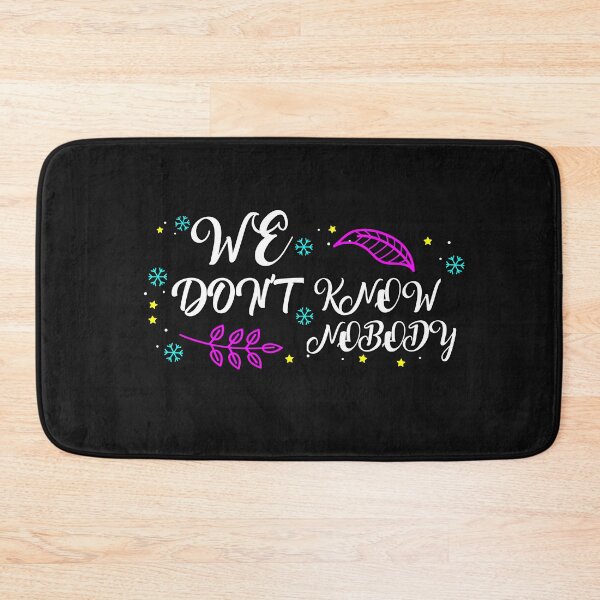 Item preview, We don't know nobody  designed and sold by Rajeev  Singh.