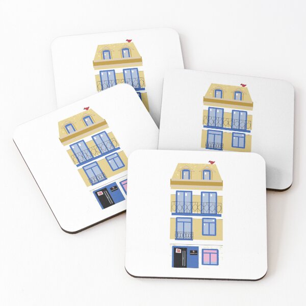 Item preview, Yellow house designed and sold by cozyfuncreation.