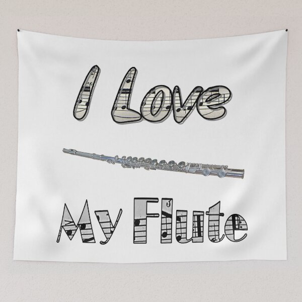 Item preview, I Love My Flute designed and sold by AliCatOriginals.