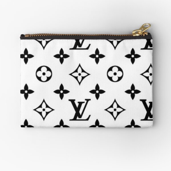 Black and white fashion Zipper Pouch