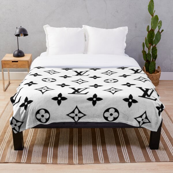 Black and white fashion Throw Blanket