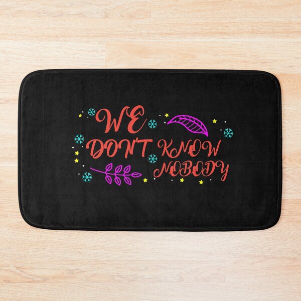 Item preview, We don't know nobody  designed and sold by Rajeev  Singh.