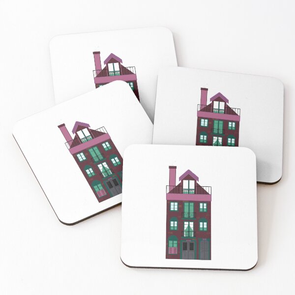 Item preview, Red house designed and sold by cozyfuncreation.