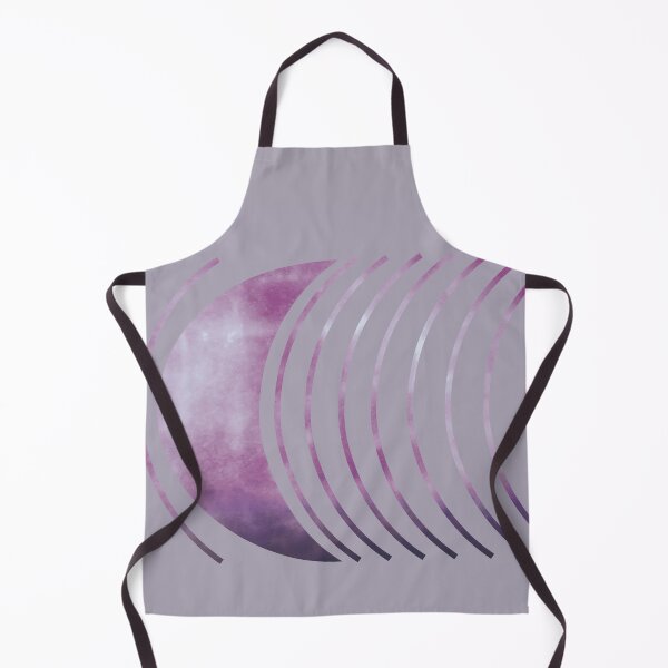 Item preview, Purple Abstract Geometric Moon designed and sold by Mirushy.