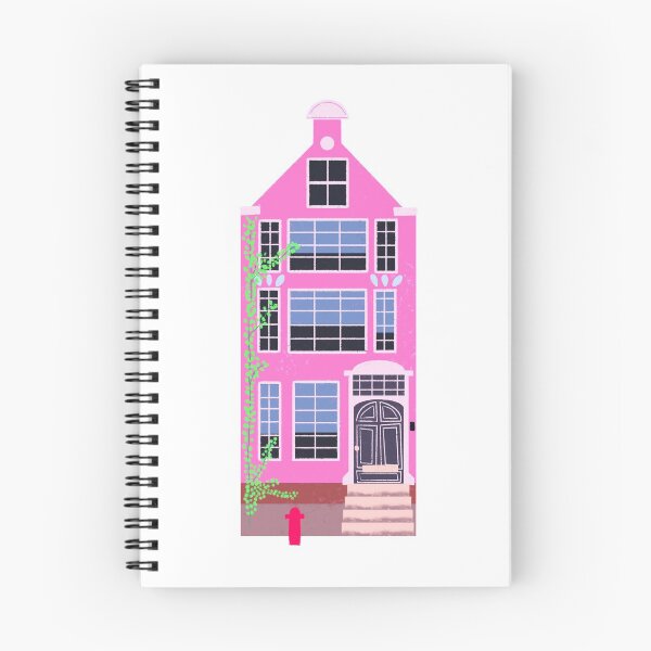 Item preview, Bright pink house designed and sold by cozyfuncreation.