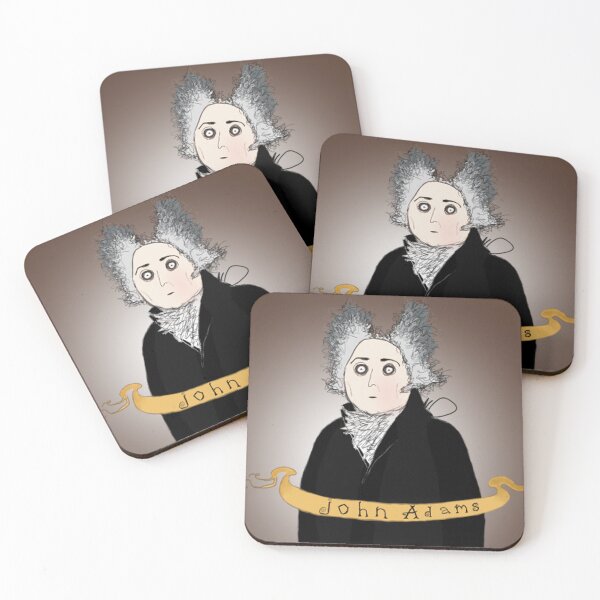Artikelvorschau, John Adams im Tim Burton-Stil entworfen und verkauft von ACH-Designs.