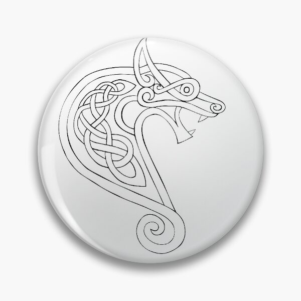 Item preview, Celtic Viking Wolf Head designed and sold by Brad Baker.