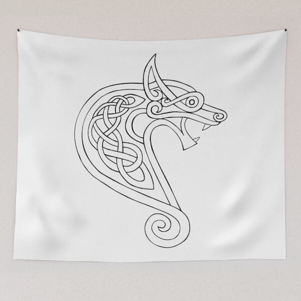 Item preview, Celtic Viking Wolf Head designed and sold by Brad Baker.