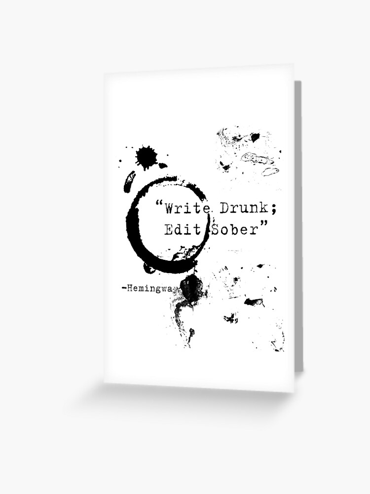 Carte De Vœux Et Peut Etre Une Citation Inspirante Pour Les Auteurs Par Novelreveries Redbubble