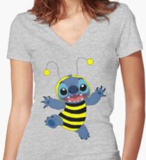 Bumble Women's Fitted V-Neck T-Shirt
