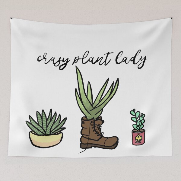 Item preview, crazy plant lady designed and sold by rainbowcatnip.