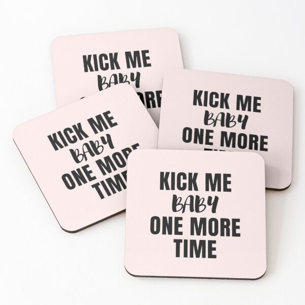 Item preview, Kick me baby one more time for pregnant women - pink designed and sold by MNCO.