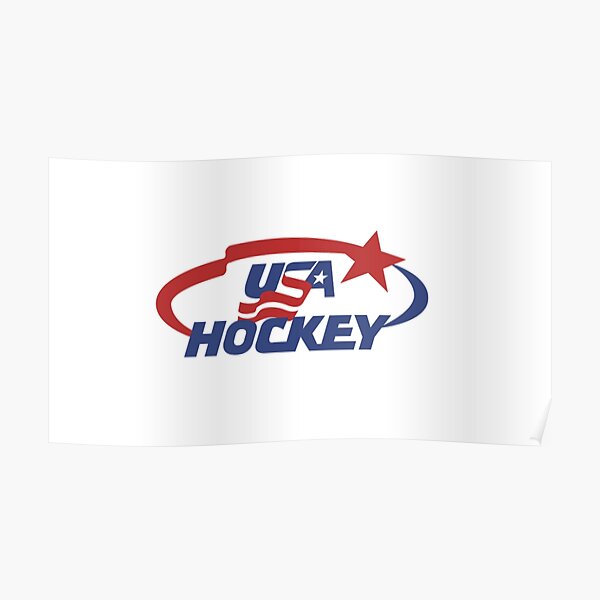 Usa Hockey Logo Fitness Gym Crossfit Poster By Pearlsrocker Redbubble