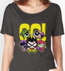 Go Power Puff Girl Women's Relaxed Fit T-Shirt