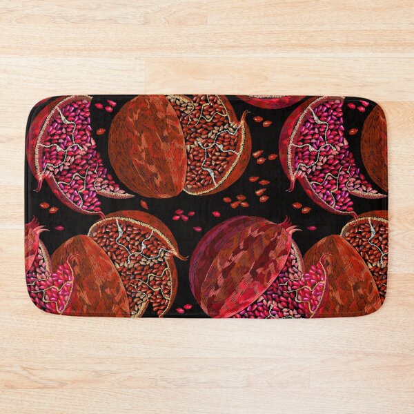 Item preview, Embroidery pomegranate fruits  designed and sold by matrioshka.