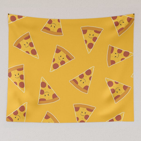Item preview, Cool Pizza Pattern with a smile designed and sold by KLINESTORE.