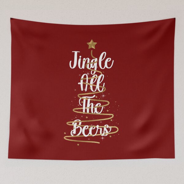 Item preview, Jingle All The Beers - Merry Christmas - Christmas Merch designed and sold by WaltTheAdobeGuy.