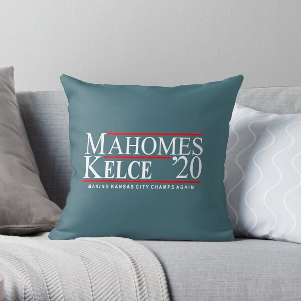 Patrick Mahomes and Travis Kelce for President - 2020 election - Kansas City Throw Pillow
