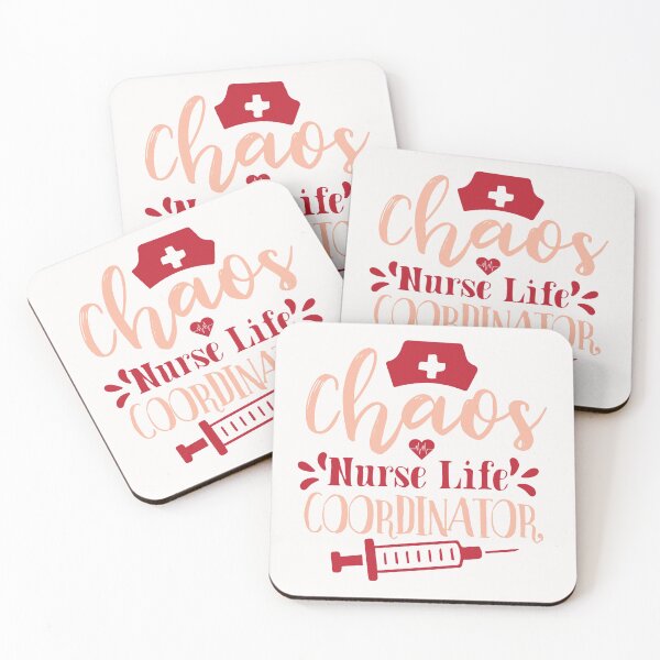 Item preview, Chaos  nurse life coordinator - Funny Nurse Memes designed and sold by shivani21061993.