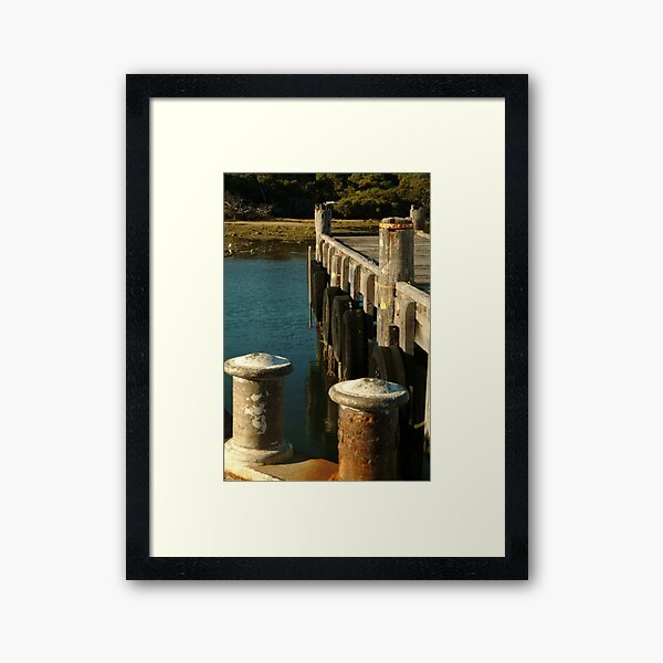Joe Mortelliti Gallery - Jetty at Robe, South Australia. Framed Art Print